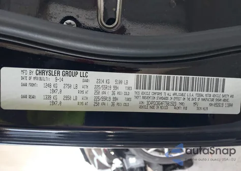 2015 Dodge Journey Sxt из США, поврежденный, VIN 3C4PDCBG4FT561523